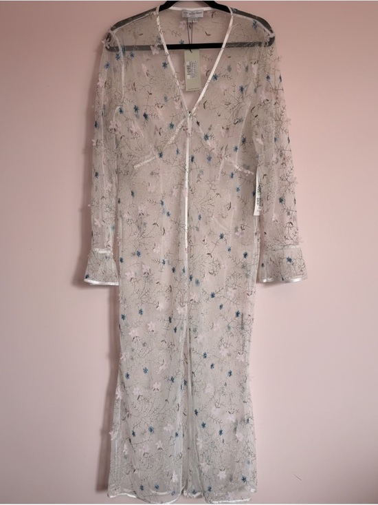 Never Fully Dressed Dresses & Skirts - NWT Never Fully Dressed Boho Fairycore Sheer Floral Embroidered Maxi Dress